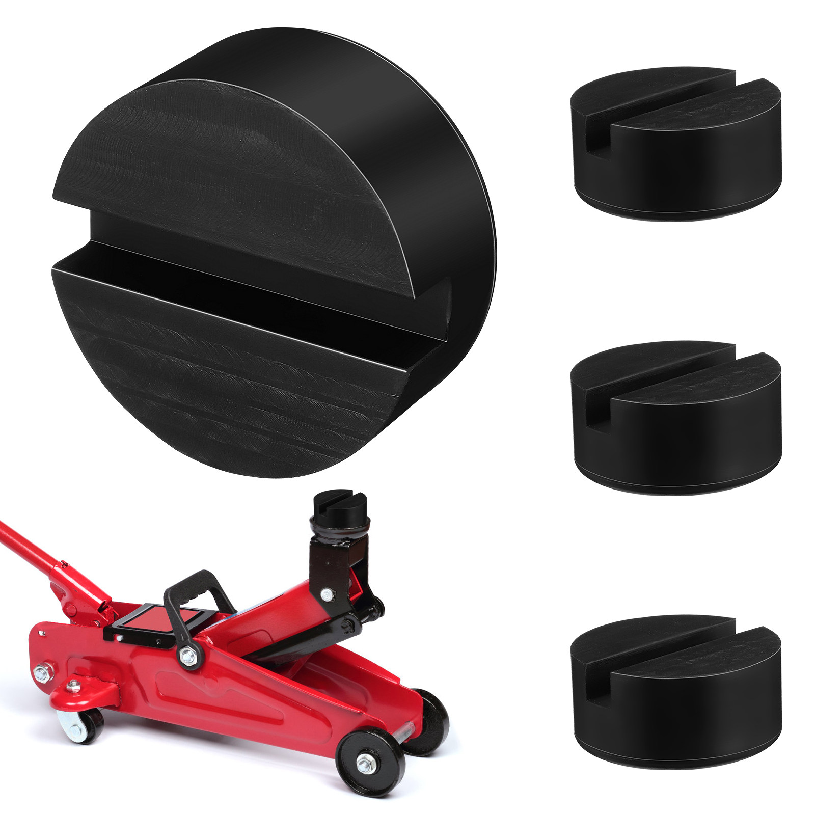 4 piezas de bloques de goma pa - Car Jack reseña y precio