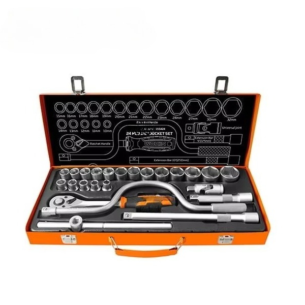 Juego de Llaves de Tubo de 24  - Socket Set reseña y precio