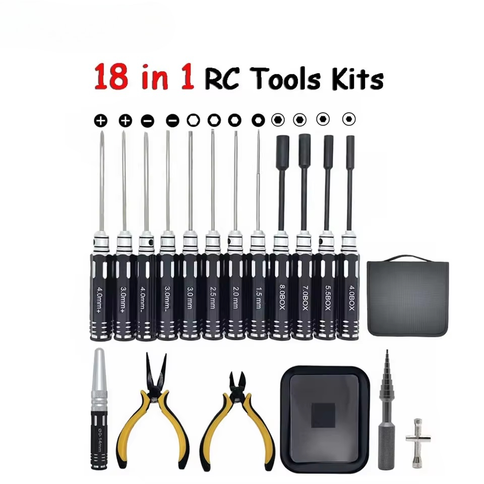 Juego de herramientas RC 18 en - Socket Set reseña y precio